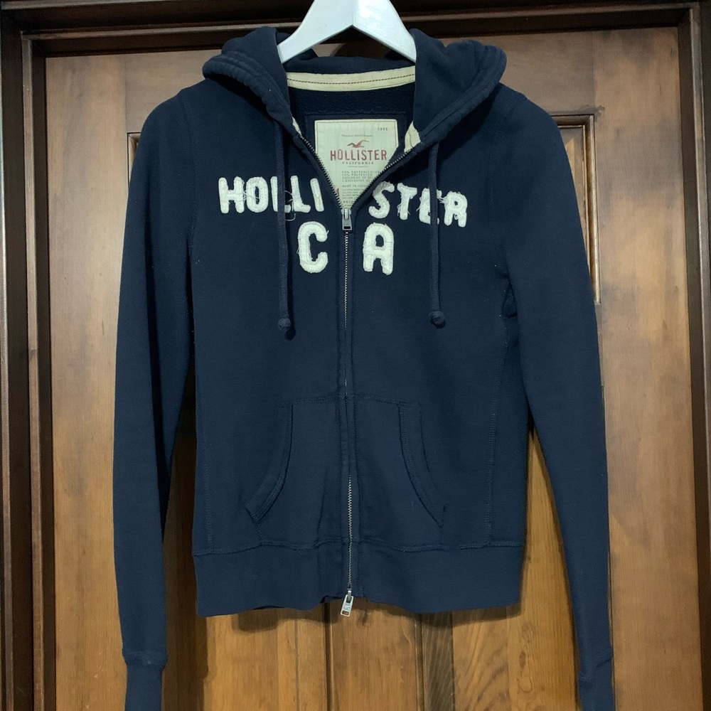 Hollister hooded zip jacket
